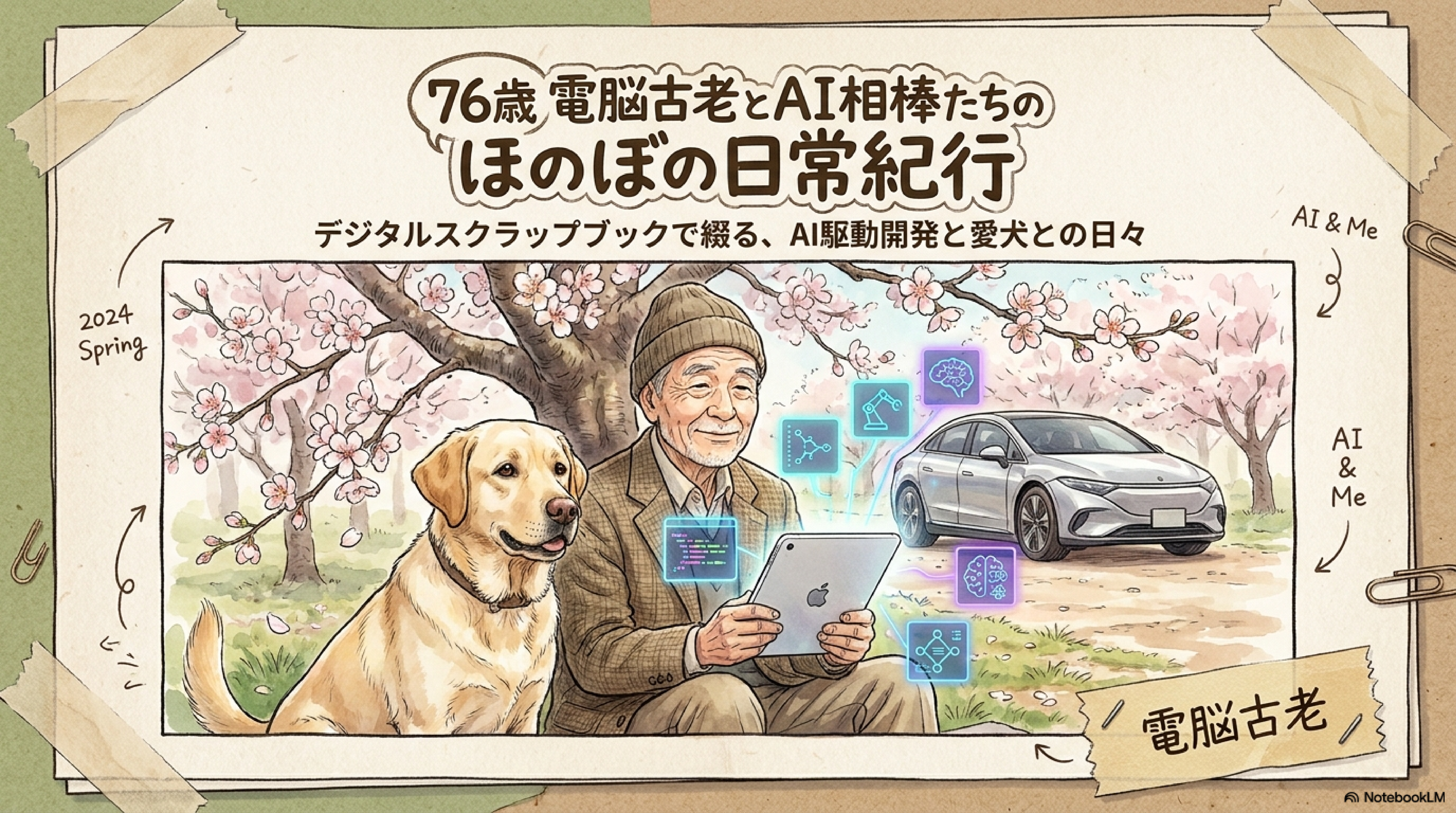 第1コマ：76歳 電脳古老とAI相棒たちのほのぼの日常紀行