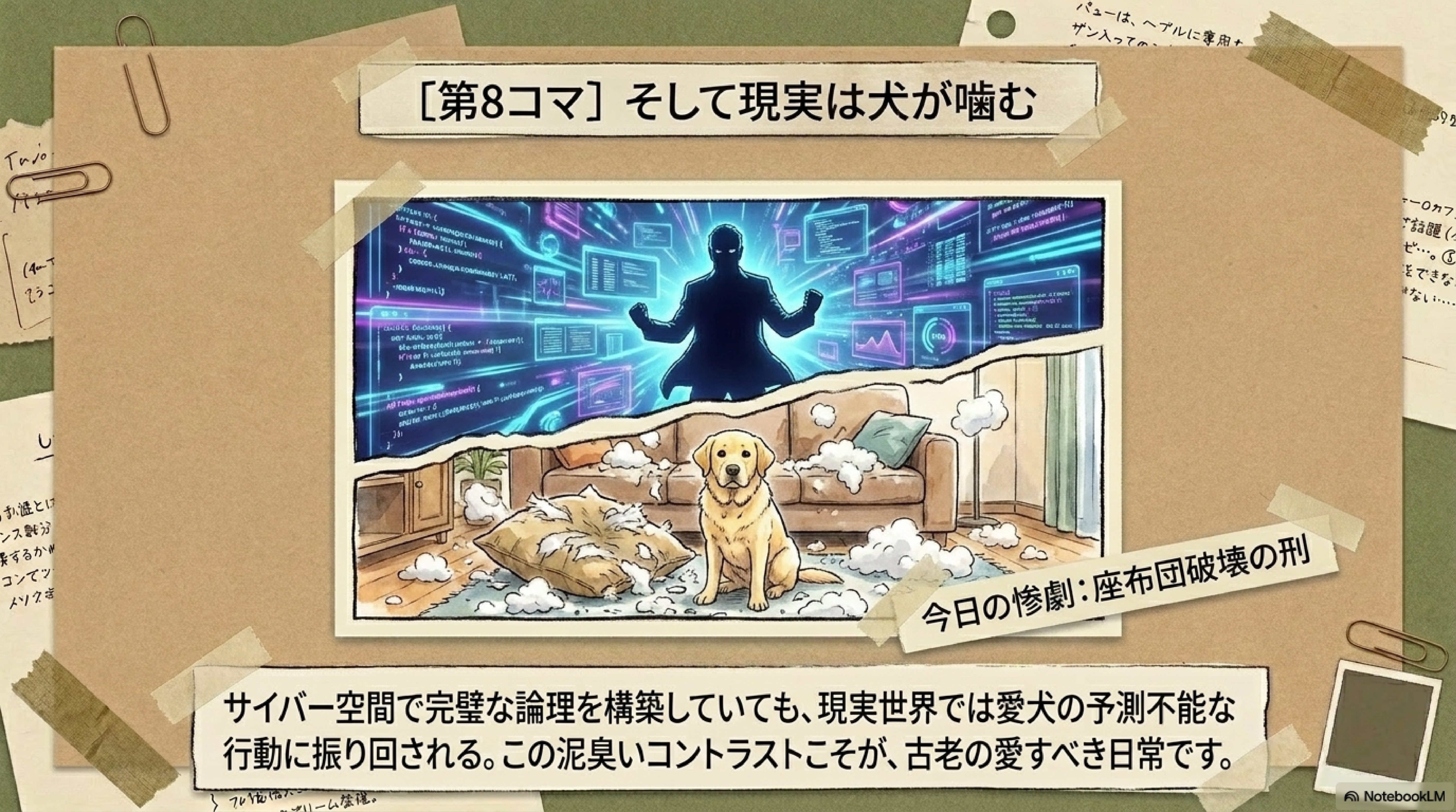 第10コマ：そして現実は犬が噛む