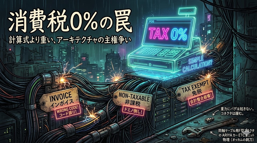 消費税0%対応戦略インフォグラフィック