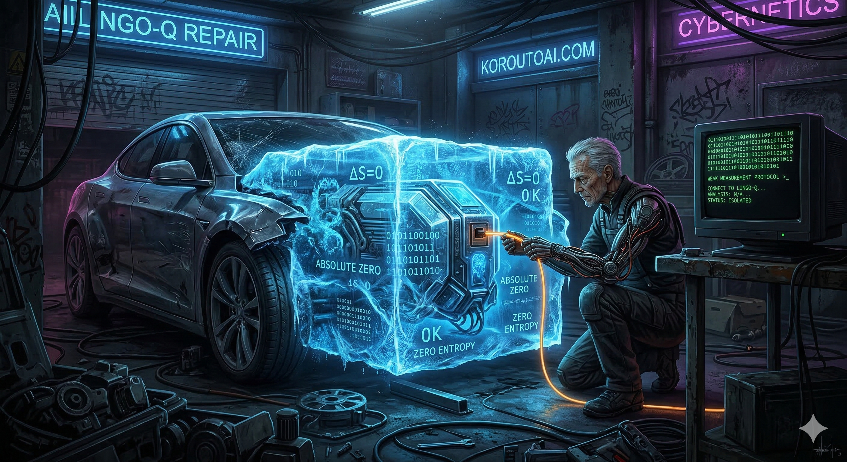 絶対零度に凍りついた量子AIコア