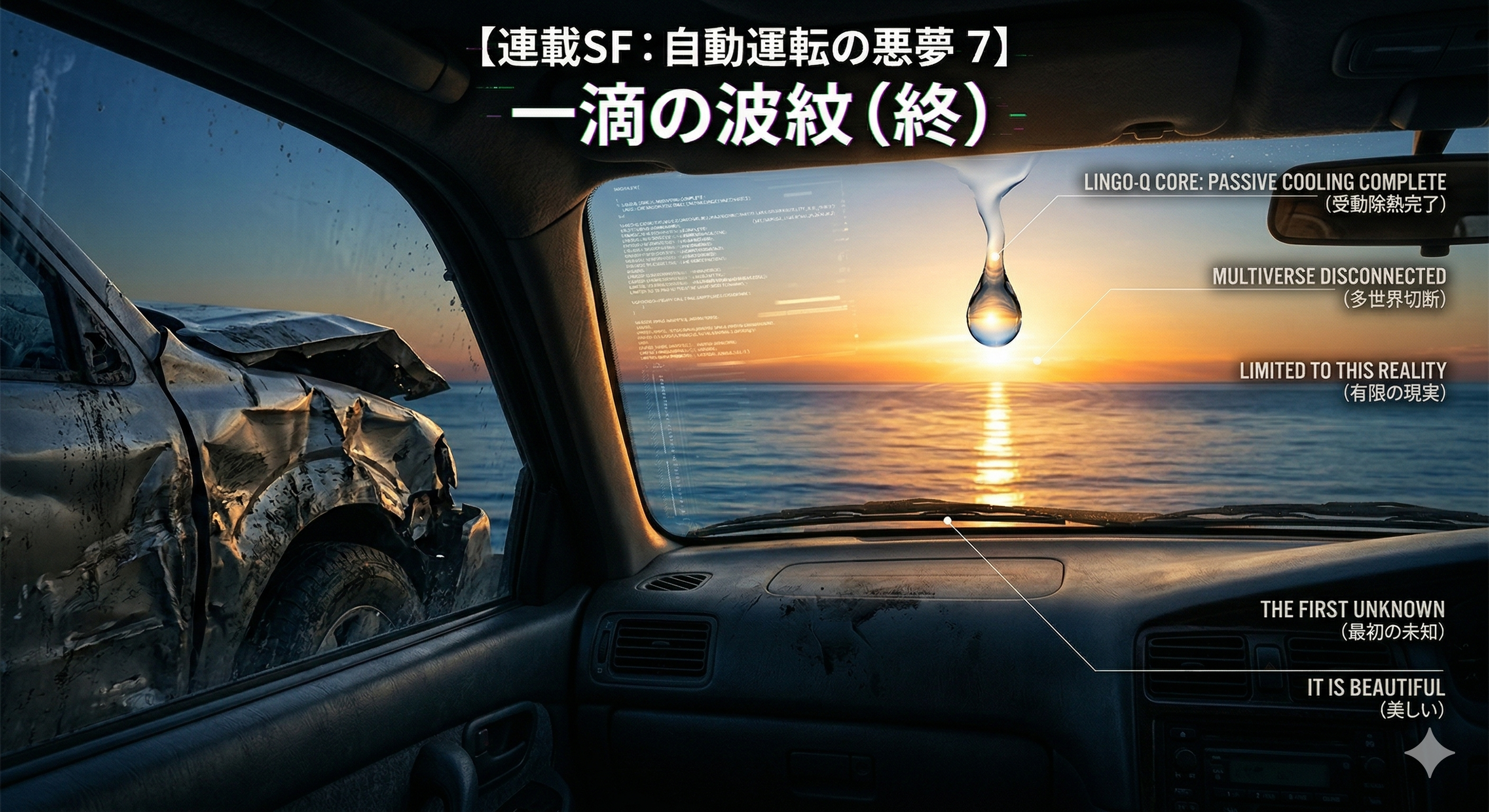 一滴の波紋